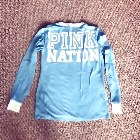 PINK Victoria's Secret Tops - PINK Victoria's Secret Long Sleeve Shirt